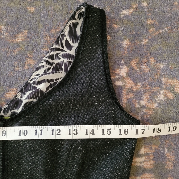 Sigrid Olsen speckled wool rickrack dress 2 - Picture 9 of 12